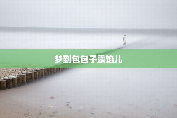 梦到包包子露馅儿