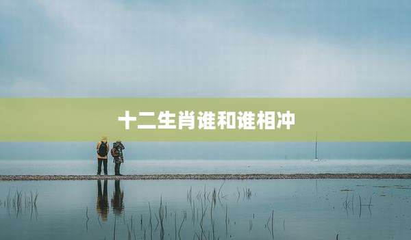 十二生肖谁和谁相冲