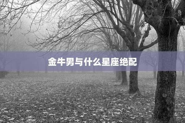 金牛男与什么星座绝配