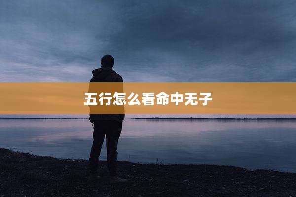 五行怎么看命中无子