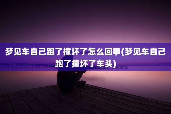 梦见车自己跑了撞坏了怎么回事(梦见车自己跑了撞坏了车头)