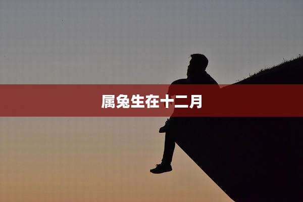 属兔生在十二月