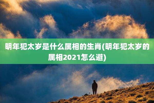 明年犯太岁是什么属相的生肖(明年犯太岁的属相2021怎么避)