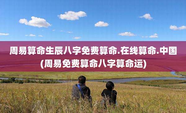 周易算命生辰八字免费算命.在线算命.中国(周易免费算命八字算命运)