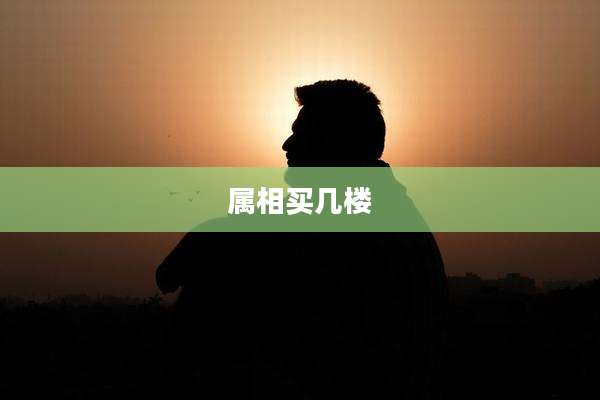 属相买几楼