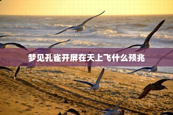 梦见孔雀开屏在天上飞什么预兆