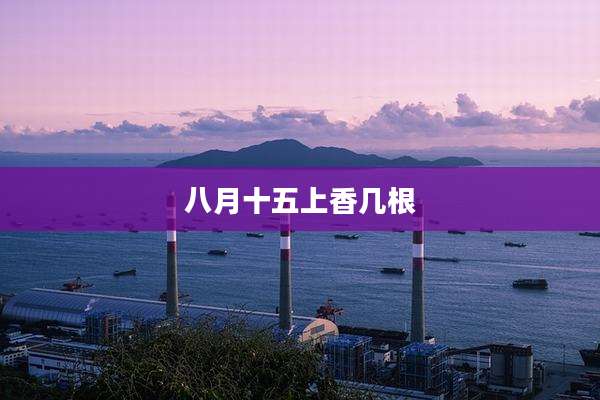 八月十五上香几根