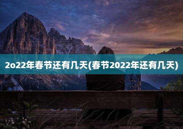 2o22年春节还有几天(春节2022年还有几天)