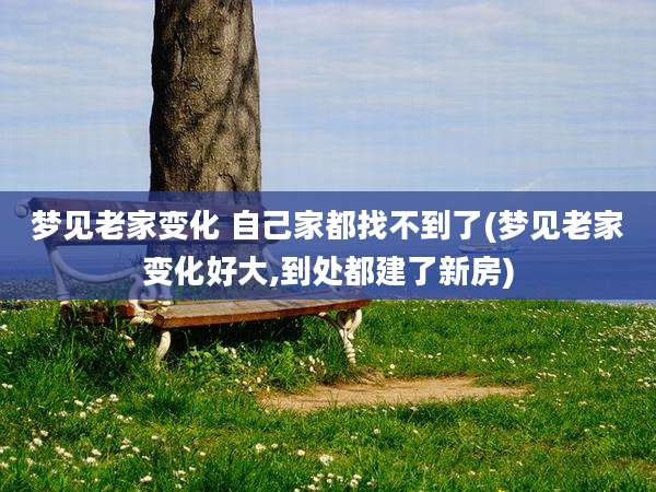 梦见老家变化 自己家都找不到了(梦见老家变化好大,到处都建了新房)