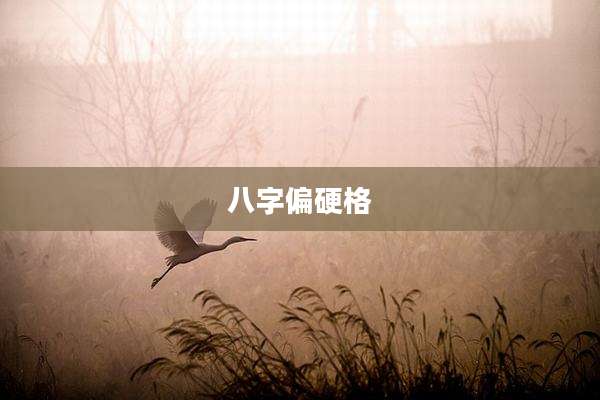 八字偏硬格