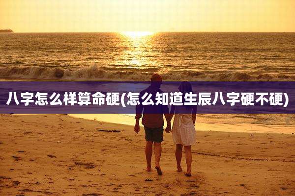 八字怎么样算命硬(怎么知道生辰八字硬不硬)