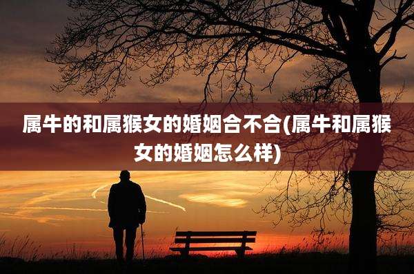 属牛的和属猴女的婚姻合不合(属牛和属猴女的婚姻怎么样)