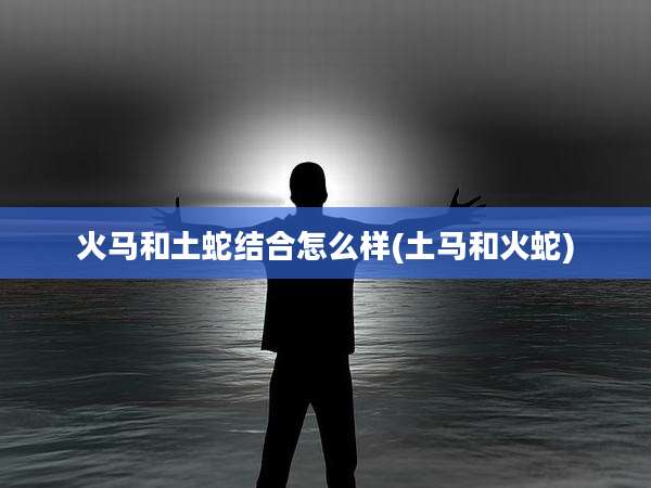 火马和土蛇结合怎么样(土马和火蛇)
