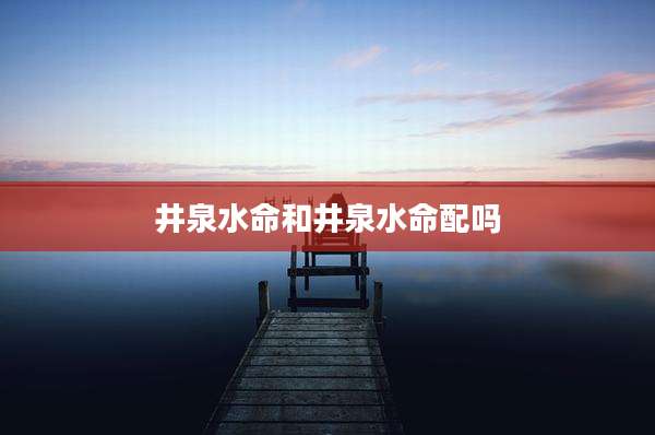 井泉水命和井泉水命配吗