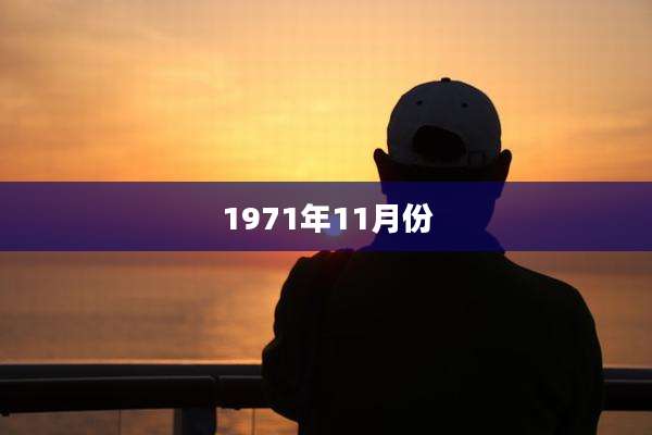 1971年11月份