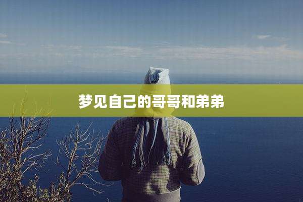 梦见自己的哥哥和弟弟