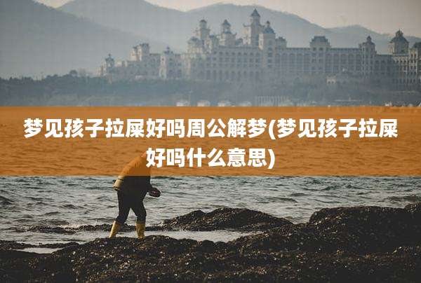 梦见孩子拉屎好吗周公解梦(梦见孩子拉屎好吗什么意思)