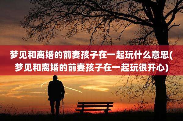 梦见和离婚的前妻孩子在一起玩什么意思(梦见和离婚的前妻孩子在一起玩很开心)