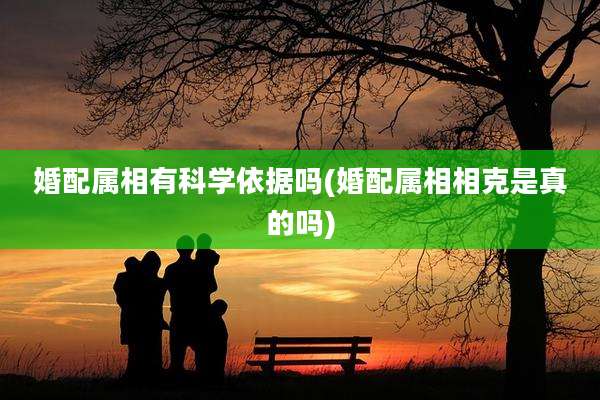 婚配属相有科学依据吗(婚配属相相克是真的吗)