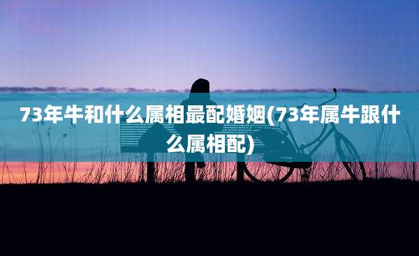 73年牛和什么属相最配婚姻(73年属牛跟什么属相配)