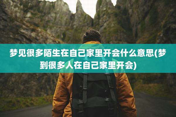 梦见很多陌生在自己家里开会什么意思(梦到很多人在自己家里开会)