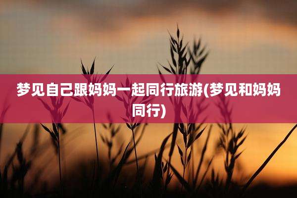 梦见自己跟妈妈一起同行旅游(梦见和妈妈同行)