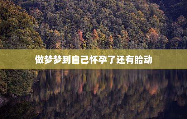 做梦梦到自己怀孕了还有胎动
