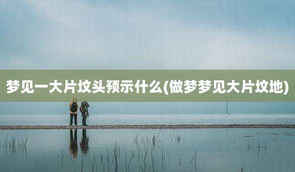 梦见一大片坟头预示什么(做梦梦见大片坟地)