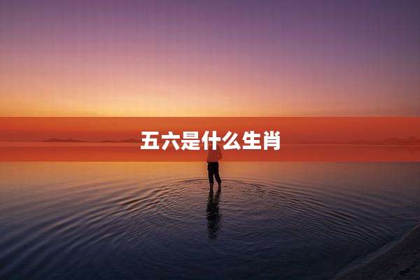 五六是什么生肖