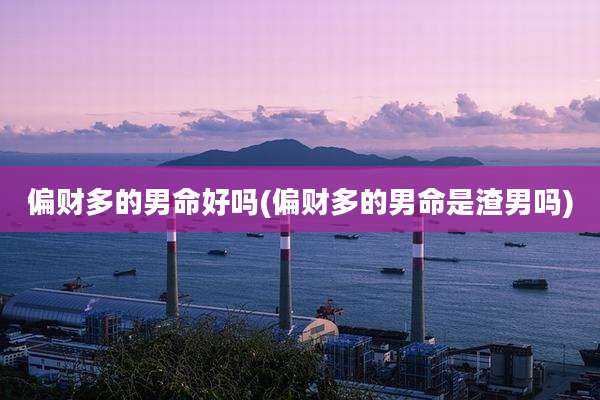 偏财多的男命好吗(偏财多的男命是渣男吗)