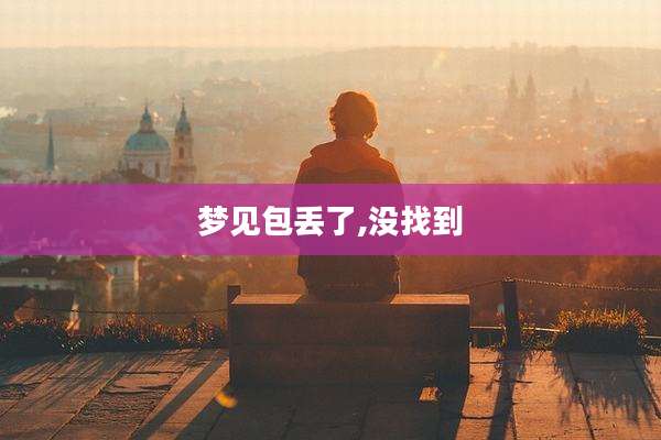 梦见包丢了,没找到