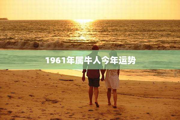 1961年属牛人今年运势