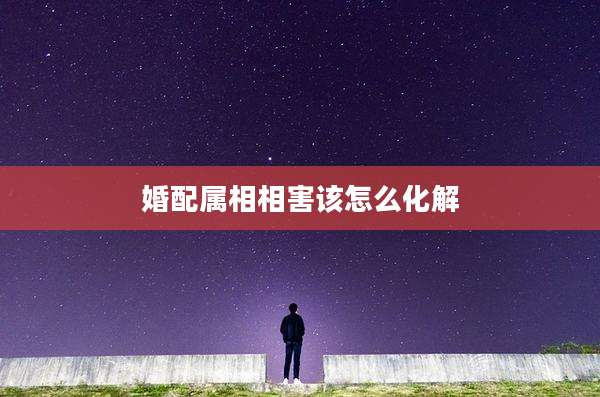 婚配属相相害该怎么化解