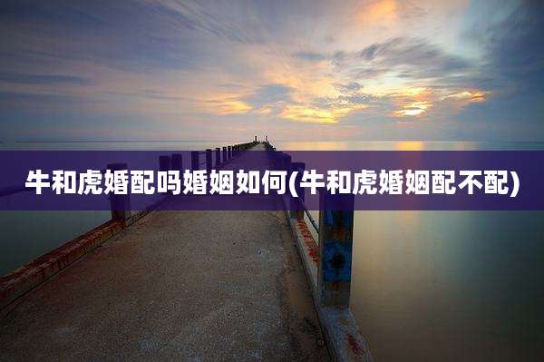 牛和虎婚配吗婚姻如何(牛和虎婚姻配不配)