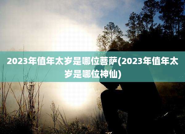 2023年值年太岁是哪位菩萨(2023年值年太岁是哪位神仙)