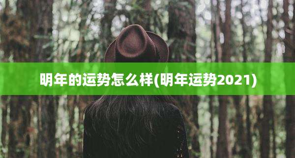 明年的运势怎么样(明年运势2021)