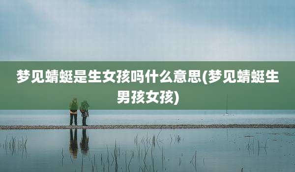 梦见蜻蜓是生女孩吗什么意思(梦见蜻蜓生男孩女孩)