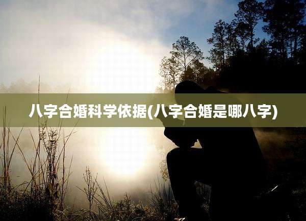 八字合婚科学依据(八字合婚是哪八字)
