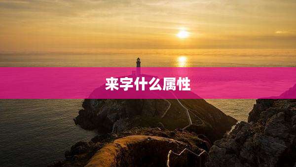 来字什么属性