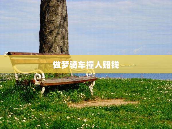 做梦骑车撞人赔钱