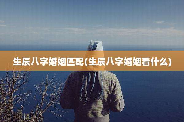 生辰八字婚姻匹配(生辰八字婚姻看什么)