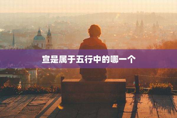 宣是属于五行中的哪一个