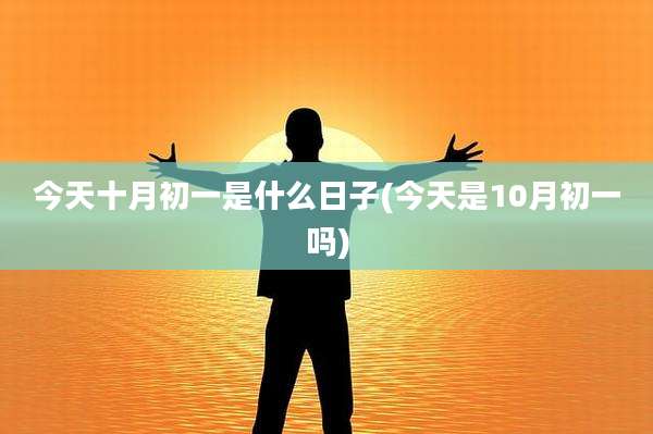 今天十月初一是什么日子(今天是10月初一吗)