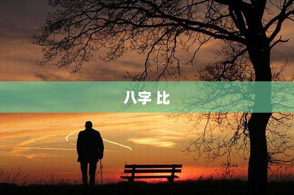 八字 比