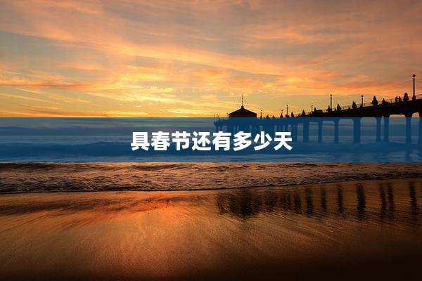 具春节还有多少天