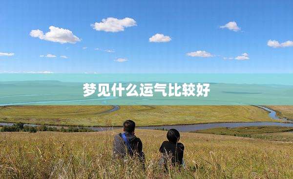 梦见什么运气比较好