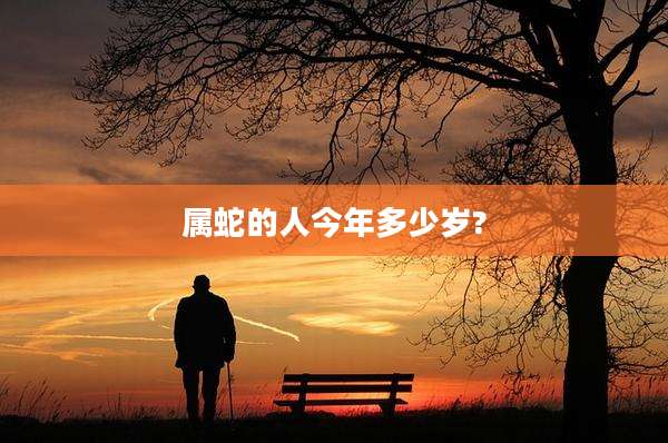 属蛇的人今年多少岁?