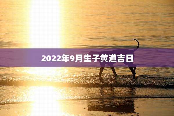 2022年9月生子黄道吉日