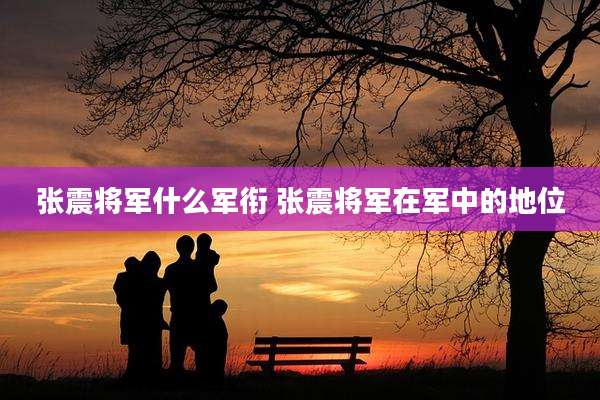 张震将军什么军衔 张震将军在军中的地位