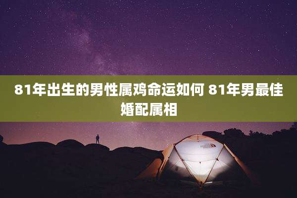 81年出生的男性属鸡命运如何 81年男最佳婚配属相